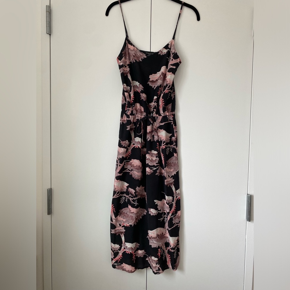 Warehouse Silk Midi Dress - size 4